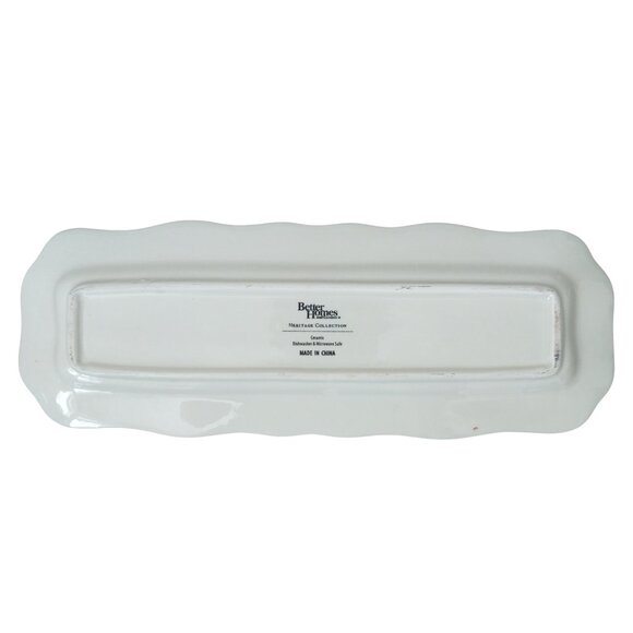Better Homes And Gardens Heritage Collection Ceramic Platter Serving Tray Plate - Picture 6 of 10